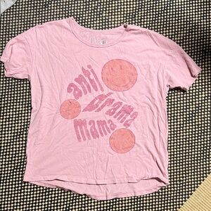 Aerie Pink Graphic Tee - Anti Drama Mama